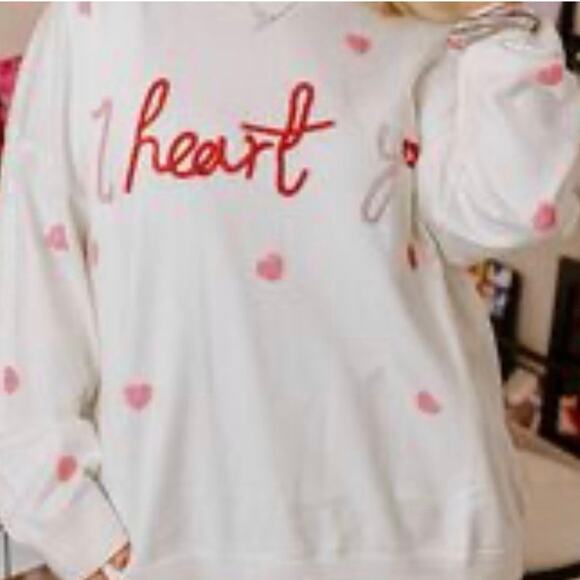 Gilli I love you Sz XXL sweater - Picture 2 of 10